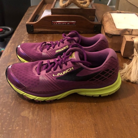 Brooks Launch 3 Women's Purple Running Shoes - Picture 6 of 12